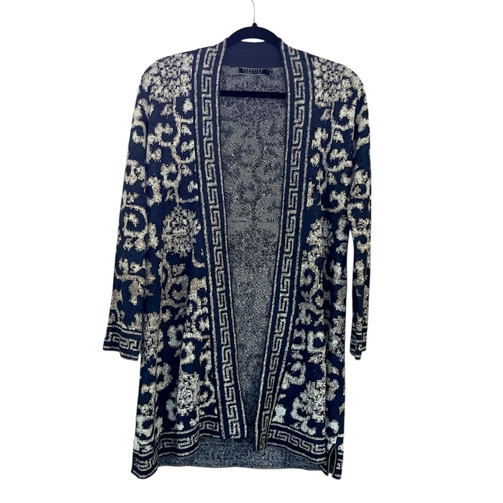 Peruvian Connection xs Pima cotton cardigan Scandi girl fall cozy elegant